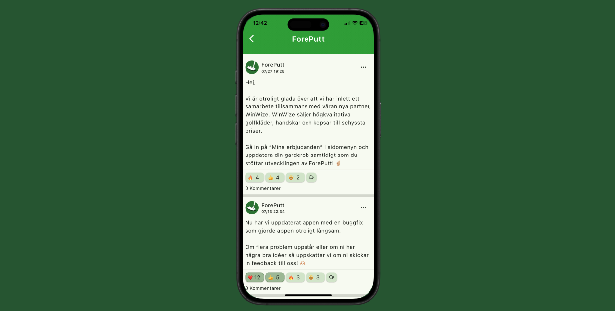 Sociala inlägg